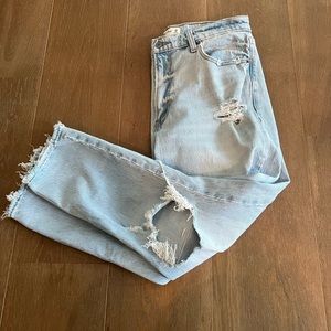 Abercrombie & Fitch high rise mom jeans 29 short